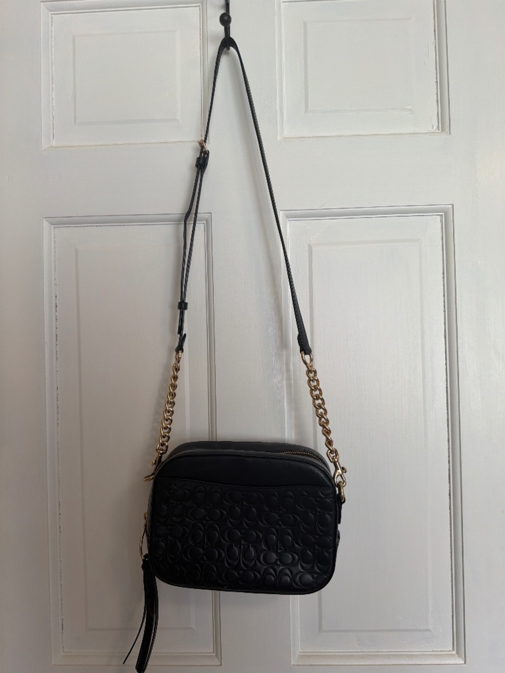 Black coach crossbody purse